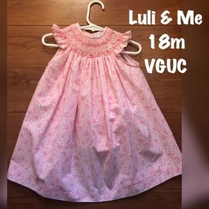 SOLD Luli & Me Smocked Dress